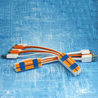 PVC универсальный кабель для зарядки по индивидуальному дизайну